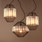 SUVA Crystal Pendant Light for Bar & Living Room - Industrial Style