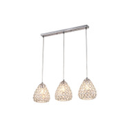 PERONI K9 Crystal Pendant Light for Dining Room, Shop & Bar - Modern Style 