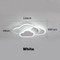 Dimmable Aluminum Acrylic Metal Cloud Modern LED Ceiling Light Kids Bedroom