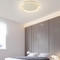 Golden Aluminum PMMA Annulus Ceiling Light for Modern and Minimaliam