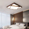 PIQUET Wooden Dimmable LED Ceiling Light for Living Room & Bedroom - Modern Style