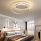 Modern LED Ceiling Light Aluminum Silica Gel Round Bedroom 