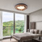 KITSUNE Solid Wood LED Ceiling Light for Living Room, Dining Room & Bar - Modern Style