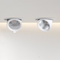 Simple Modern Style LED Spotlight Embedded Aluminum Rotatable Shops Corridor