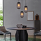 Modern LED Pendant Light Glass Pine cone Shape Creative Living Dining Room from Singapore best online lighting shop horizon lights