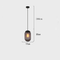 Modern LED Pendant Light Glass Pine cone Shape Creative Living Dining Room