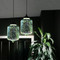 Post-modern LED Pendant Light Glass Lampshade 3D Starry Sky Pattern Cafe Dining Room Decor