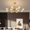 PATRICIA Copper LED Chandelier Light for Living Room, Bedroom & Dining - Post-Modern Style