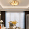 AUSTIN Copper LED Ceiling Light for Living Room, Bedroom & Dining - American Style