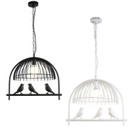 MAJORIE Birdcage Metal LED Pendant Light for Dining Room, Restaurant & Shop - Modern Style