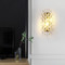 Modern LED Wall Light Crystal Luminous Shade Metal Bedroom Living Room Decor 