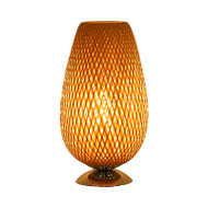 New Chinese style LED Table Lamp Bamboo Retro Natural Home Decor