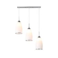 Metal Nordic LED Pendant Light with Glass shade for Dining room décor - Modern Style 