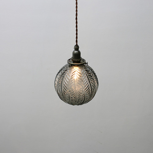 Nordic style LED Pendant Light Copper Glass Ball Shape Creative Bar Cafe Bedroom