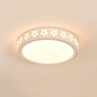 Modern LED Ceiling Light Round Shape Metal Acrylic Shade Living Room Bedroom