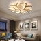 PIERA Dimmable Oak LED Ceiling Light for Bedroom, Living Room & Shop - Modern Style