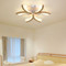 PIERA Dimmable Oak LED Ceiling Light for Bedroom, Living Room & Shop - Modern Style