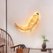 New Chinese LED Wall Light Wood Metal Carp Shape Living Room Corrider Decor from Singapore best online lighting shop horizon lights