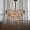 Royale Crystal Leaf Chandelier French Style