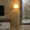 American LED Floor Lamp Linen Shade Resin Birds Decoration Wood Simple Home Decor from Singapore best online lighting shop horizon lights