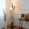 Modern LED Floor Lamp Metal Glass Bird Flower Natural Living Room Bedroom