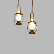 JEREMIAH Kerosene Lamp Pendant Light for Dining Room, Bar & Shop - Industrial Retro Style