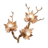MIRANDA Glaze Maple Leaves Wall Light for Living Room, Bedroom & Study - New Chinese Style