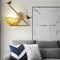 Modern LED Wall Lamp Aluminum Bird Nest Shape Creative Living Room