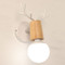 ARIETTA Wood Wall Light for Living Room, Bedroom & Dining - Nordic Style