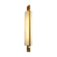 New Chinese style LED Wall Light Brass Marble Corridor Living Room Decor