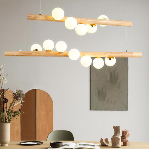 CASA Glass Ball LED Pendant Light for Dining Room, Restaurant & Bar - Nordic Style