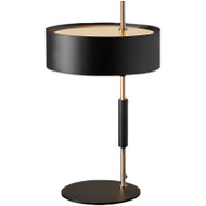 PIQUET Metal LED Table Lamp for Study, Living Room & Bedroom - Modern Style