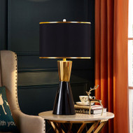 Ceram Luxurious LED Table Lamp Paper for Northern Europe