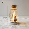 JOY Glass Snow Globe Night Light for Living Room & Bedroom - Modern Style