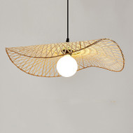 YURI Woven Bamboo Pendant Light for Living Room & Dining Room - Japanese Style