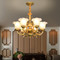 JULIE Iron LED Chandelier Light for Living Room & Dining Room - American Style