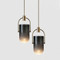 Simple Nordic Style LED Pendant Light Fishing Line Metal Glass Shade Living Room Dining Room
