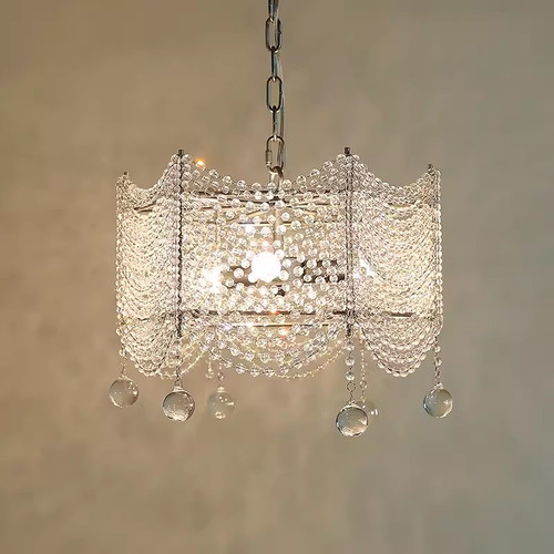 HENRIETTA K9 Crystal Chandelier Light for Study, Living Room & Dining - European Style