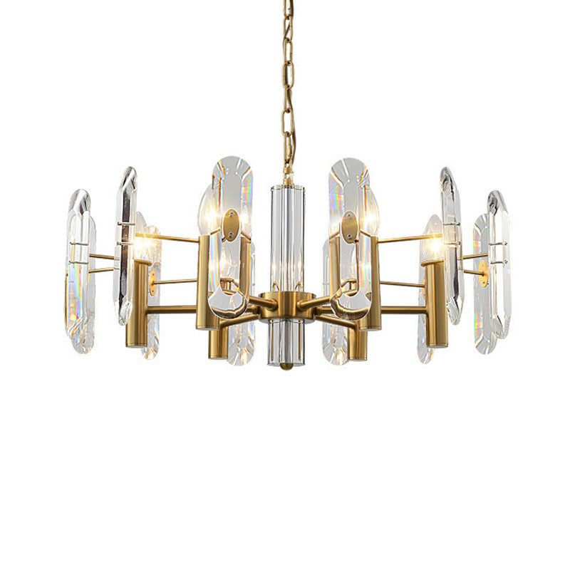 JOYCE Prism Crystal Chandelier for Living Room, Dining Room