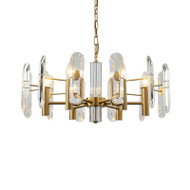 JOYCE Prism Crystal Chandelier for Living Room, Dining Room & Bedroom - Post-modern Style 