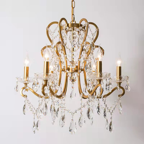 FLEUR Chandelier Crystal French Royal Style