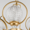 Creative Copper Luxurious LED Chandelier Light American Living Room Bedroom