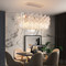 W Marriot , Crystal Round Elegant Luxury Post-modern LED Chandelier Light Living Room Bedroom