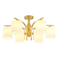 ECLAIR Glass Chandelier for Living Room, Bedroom & Study - American Style