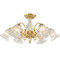 ROYALE Copper Chandelier Crystal French