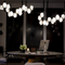 Post-modern LED Pendant Light Simple Creative Metal Glass Living Room Dining Room