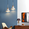 Nordic LED Pendant Light Creative Simple Resin Glass Living Room Bedroom