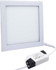 Square LED recessed panel downlight (front)