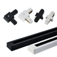 Image 28: Aluminum Track Strip / Joint Second-Line Slide Groove Bracket Connector Home Business 
