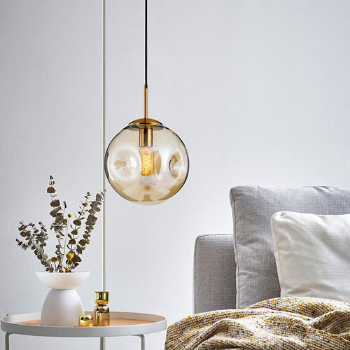 glass pendant light bedroom